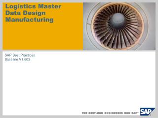 Logistics Master Data Design Manufacturing