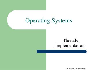 Operating Systems