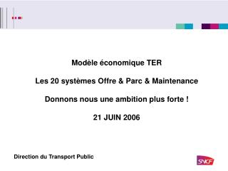 Direction du Transport Public