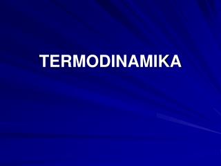 TERMODINAMIKA