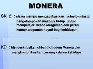 MONERA