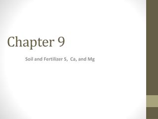 Chapter 9