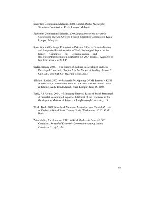 Securities Commission Malaysia. 2001. Capital Market Masterplan,