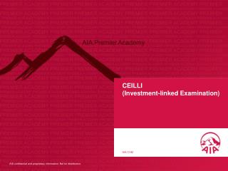 CEILLI (Investment-linked Examination)