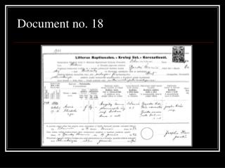 Document no. 18