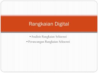 Rangkaian Digital