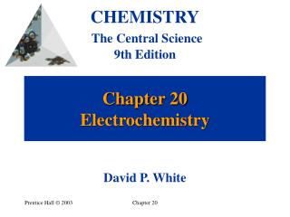 Chapter 20 Electrochemistry