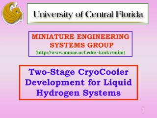 MINIATURE ENGINEERING SYSTEMS GROUP (mmae.ucf/~kmkv/mini)