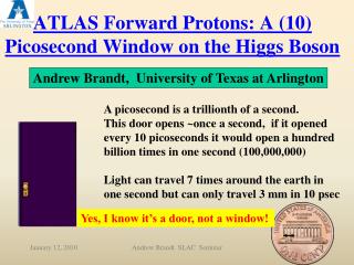 ATLAS Forward Protons: A (10) Picosecond Window on the Higgs Boson