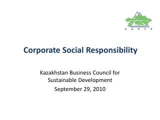 Corporate Social Responsibility