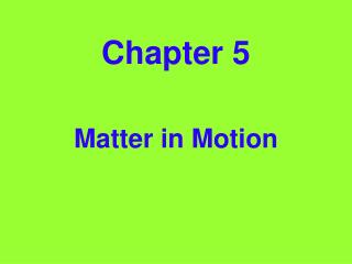 Chapter 5