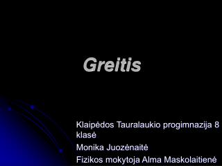 Greitis