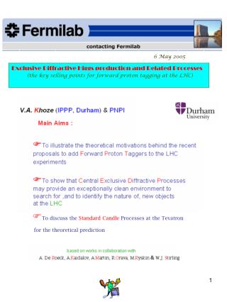 Exclusive Diffractive Higgs production and Related Processes