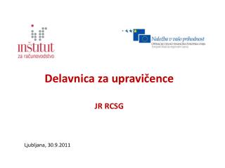 Delavnica za upravičence JR RCSG