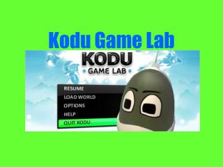 Kodu Game Lab