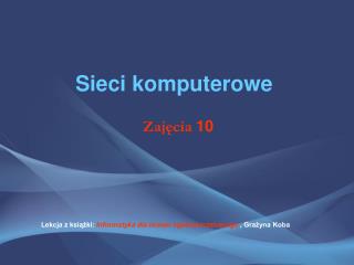 Sieci komputerowe