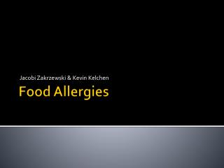 Food Allergies