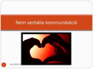 Nem verbális kommunikáció