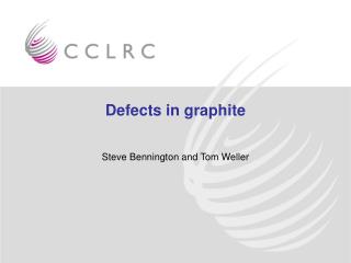 Defects in graphite