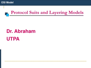 Protocol Suits and Layering Models