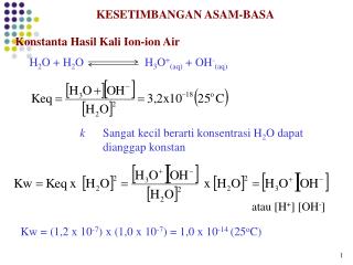 KESETIMBANGAN ASAM-BASA