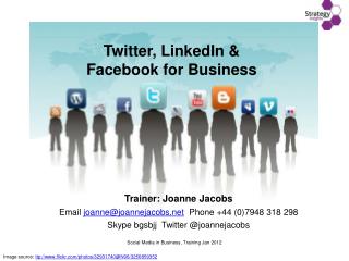 Twitter, LinkedIn &amp; Facebook for Business