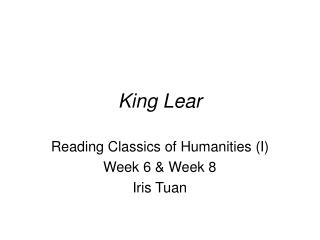 King Lear