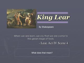 King Lear