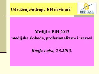 Udruženje/udruga BH novina ri