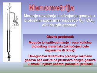 Glavne prednosti: