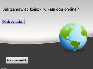 Jak zamawiać książki w katalogu on-line?