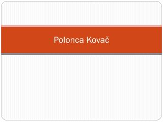 Polonca Kovač