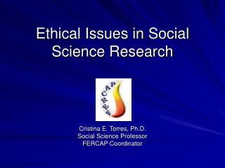 Ethical Issues in Social Science Research