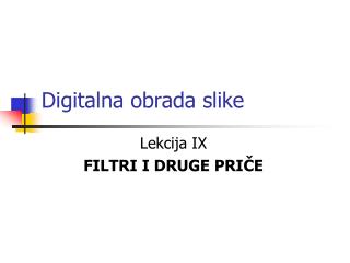 Digitalna obrada slike