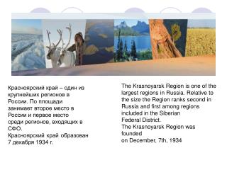 The Krasnoyarsk Region has a high educational and scientific potential.