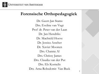 Forensische Orthopedagogiek