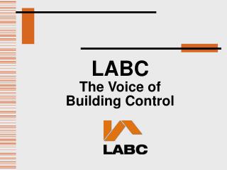 LABC The Voice of Building Control