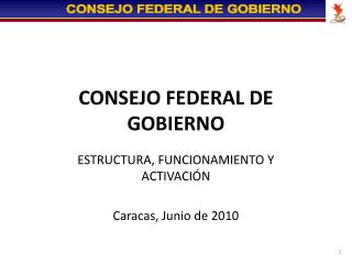 CONSEJO FEDERAL DE GOBIERNO