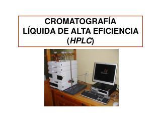 CROMATOGRAFÍA LÍQUIDA DE ALTA EFICIENCIA ( HPLC )
