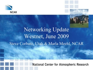 Networking Update Westnet, June 2009