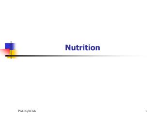 Nutrition