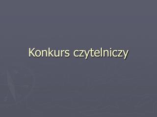 Konkurs czytelniczy