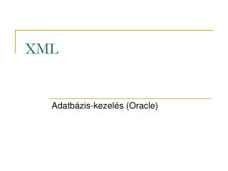 XML