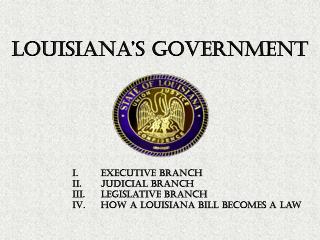 Louisiana’s Government