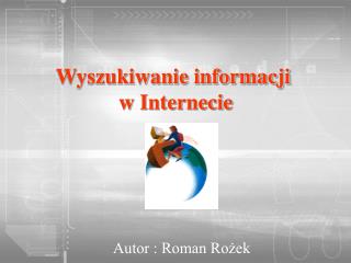 Wyszukiwanie informacji w Internecie