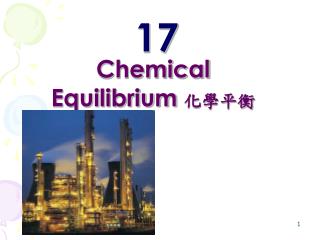 Chemical Equilibrium 化學平衡