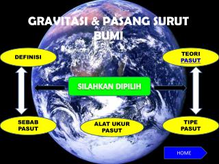 GRAVITASI &amp; PASANG SURUT BUMI