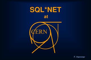 SQL*NET