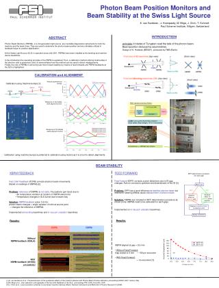 Photon Beam Position Monitors and Beam Stability at the Swiss Light Source
