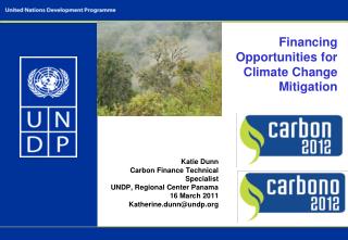 Financing Opportunities for Climate Change Mitigation